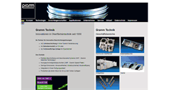Desktop Screenshot of gramm-technik.de